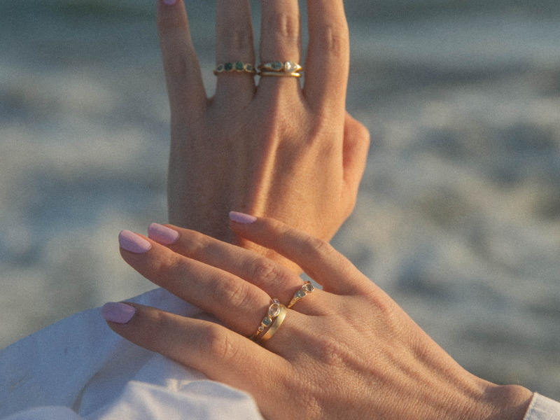 Unique Bridal Rings for Engagement and Weddings