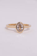 Champagne Sapphire Solitaire