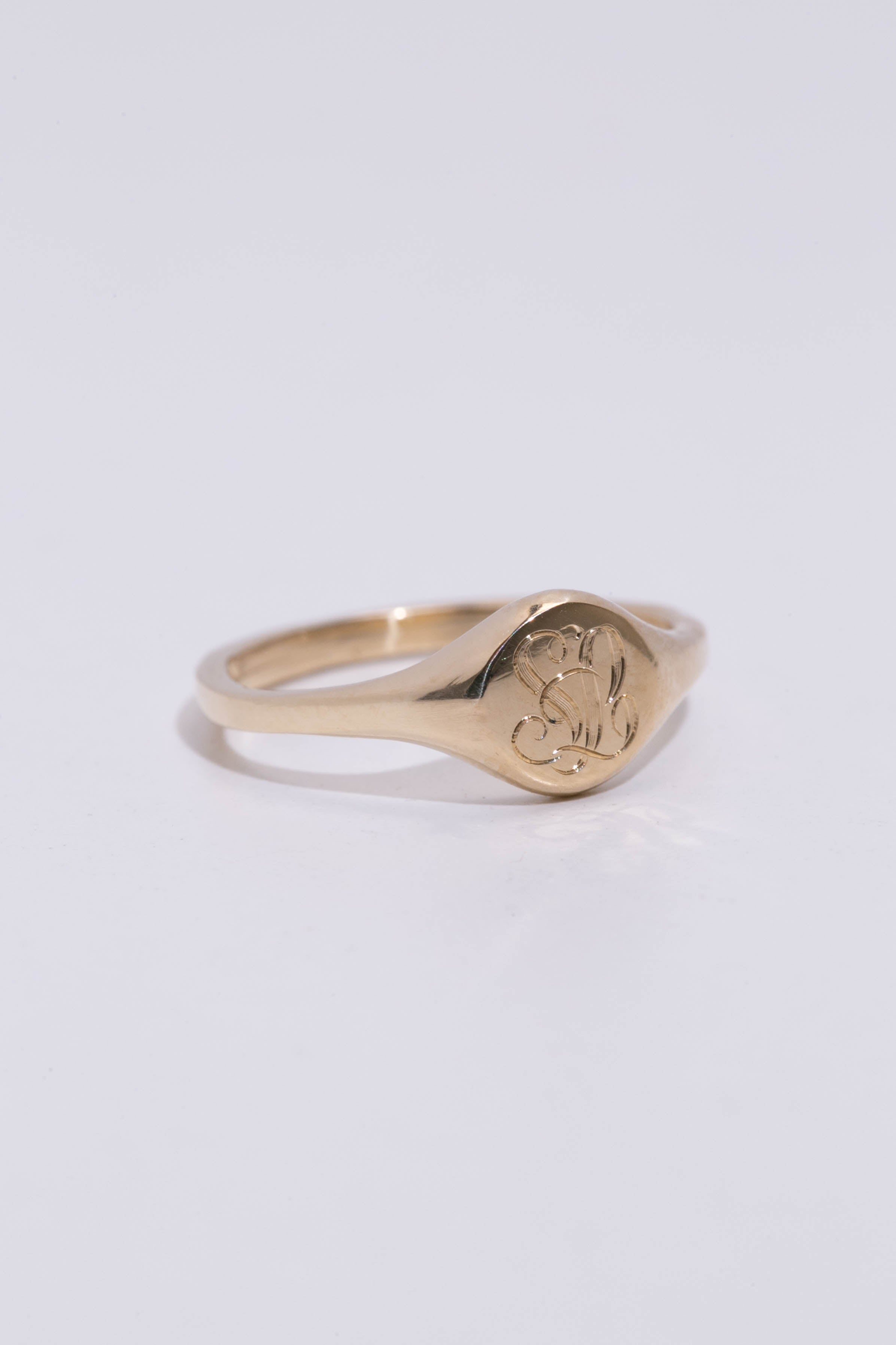 Monogram Signet Ring