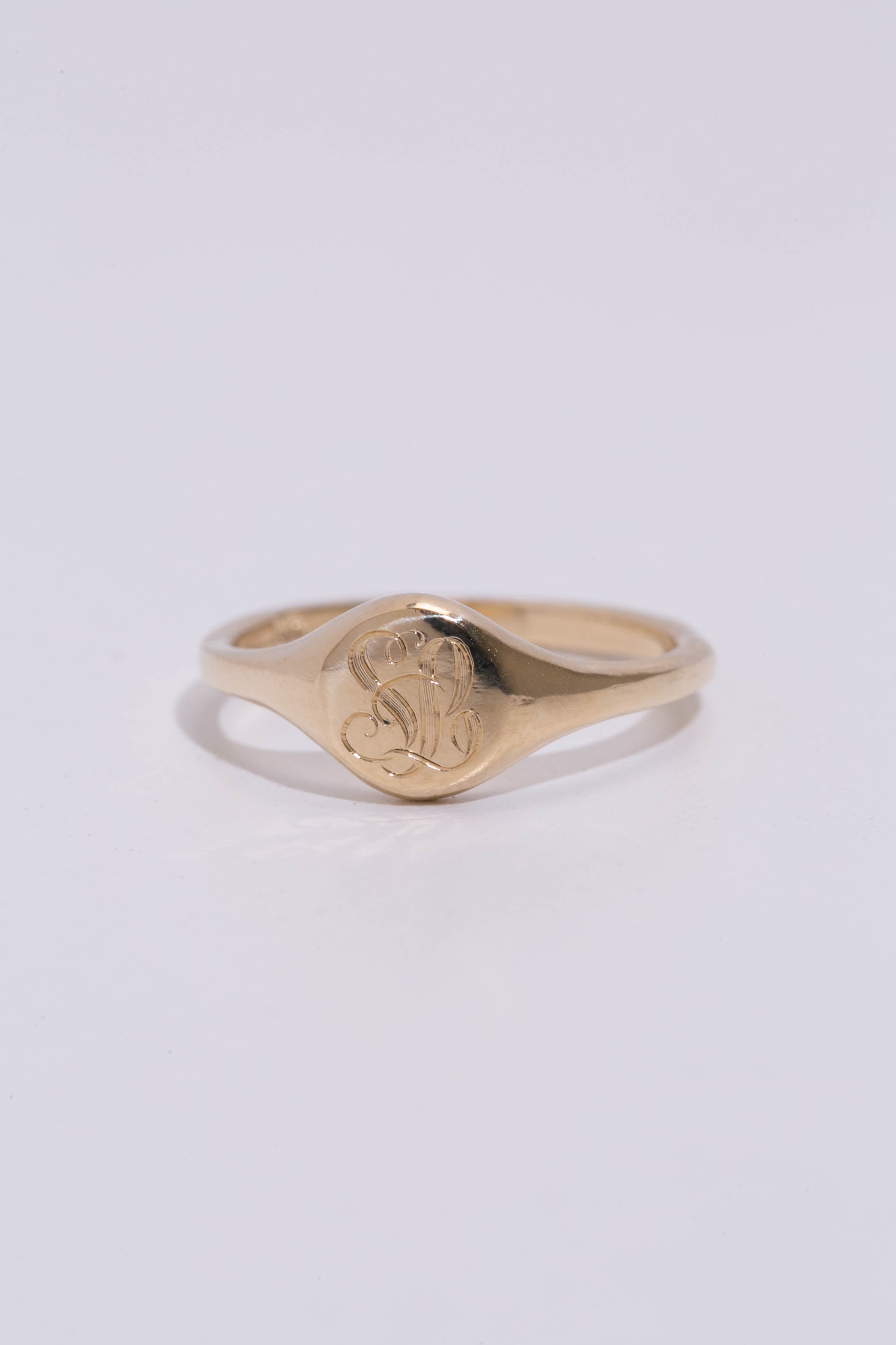 Monogram Signet Ring