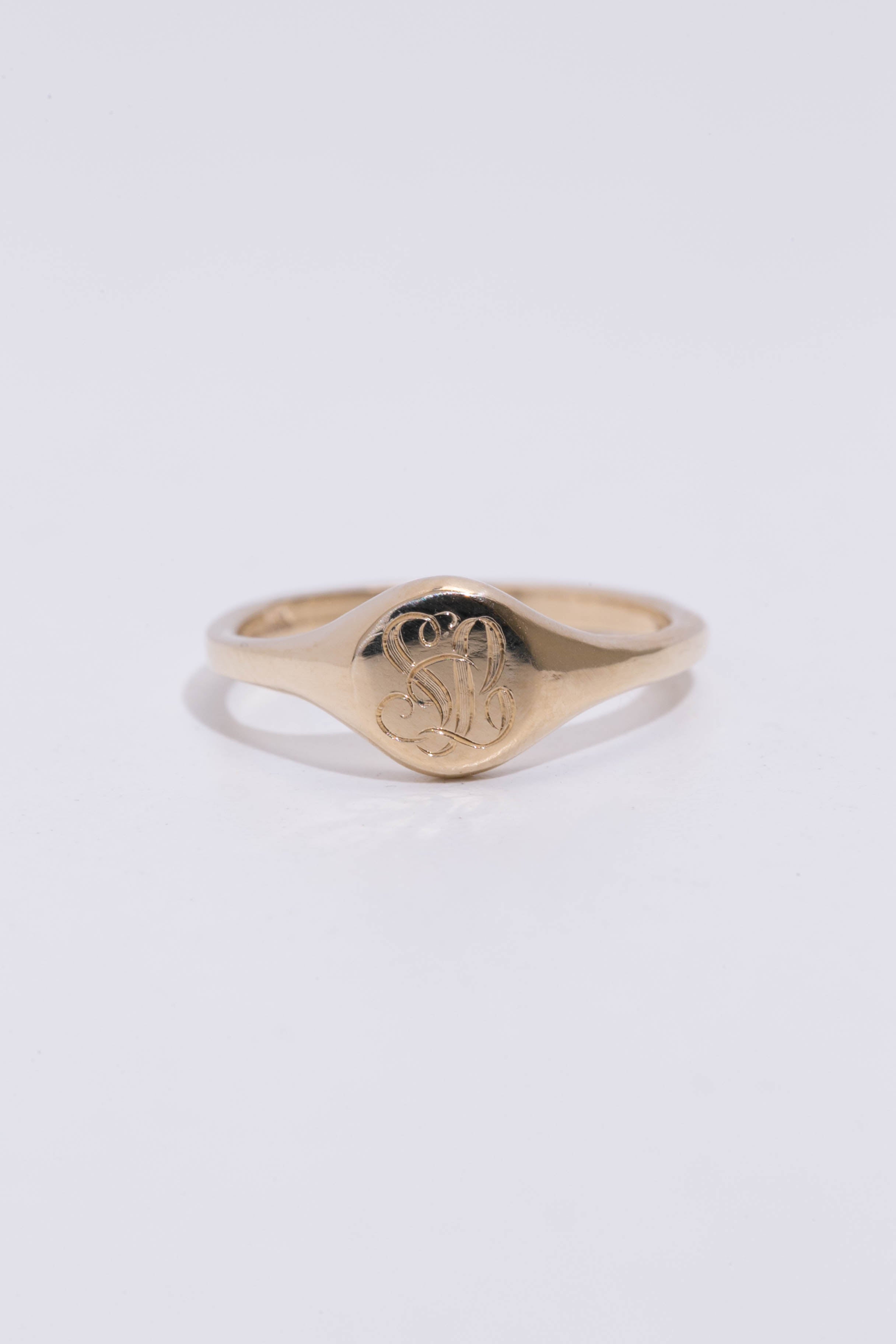 Monogram Signet Ring