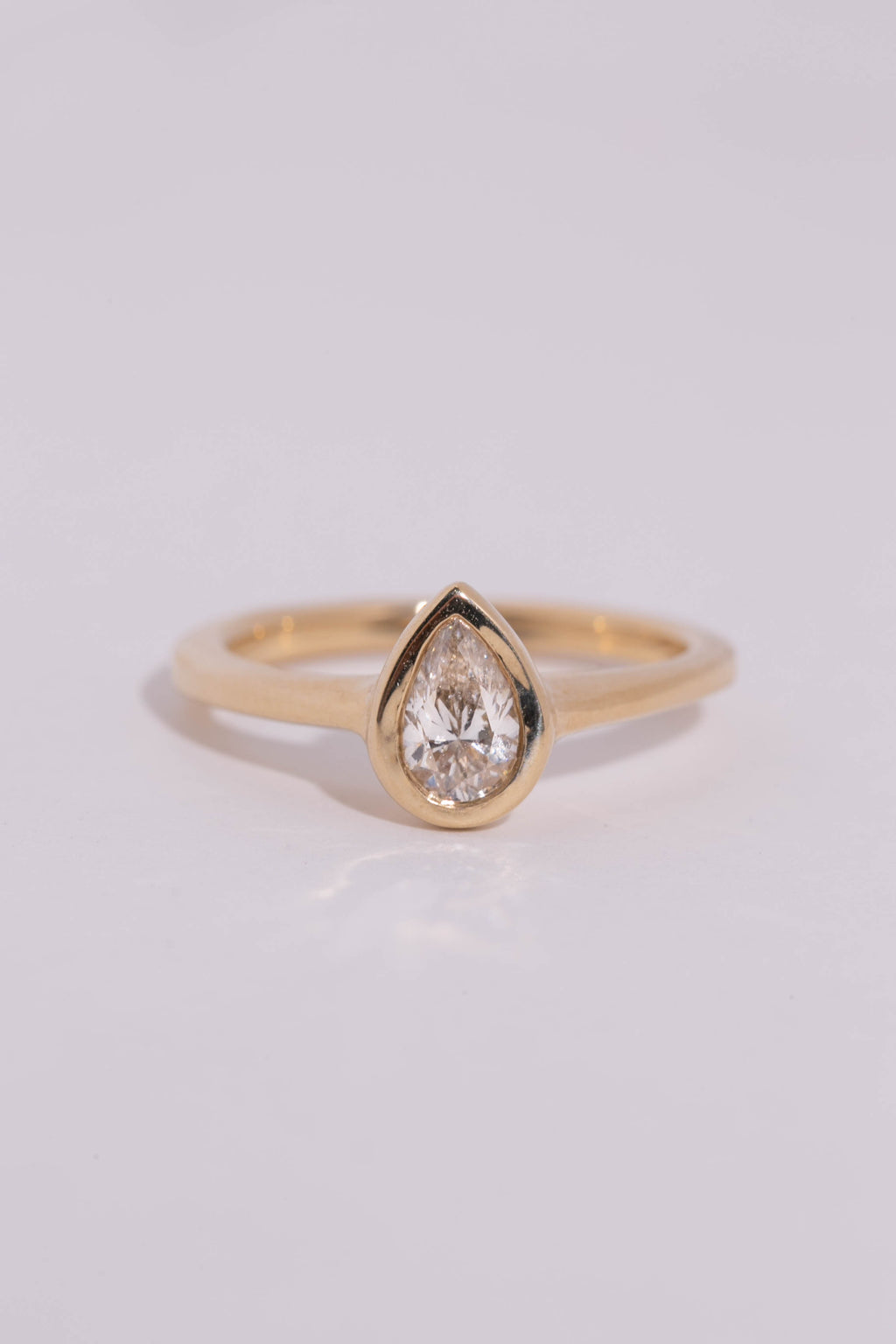 Pear Diamond Solitaire