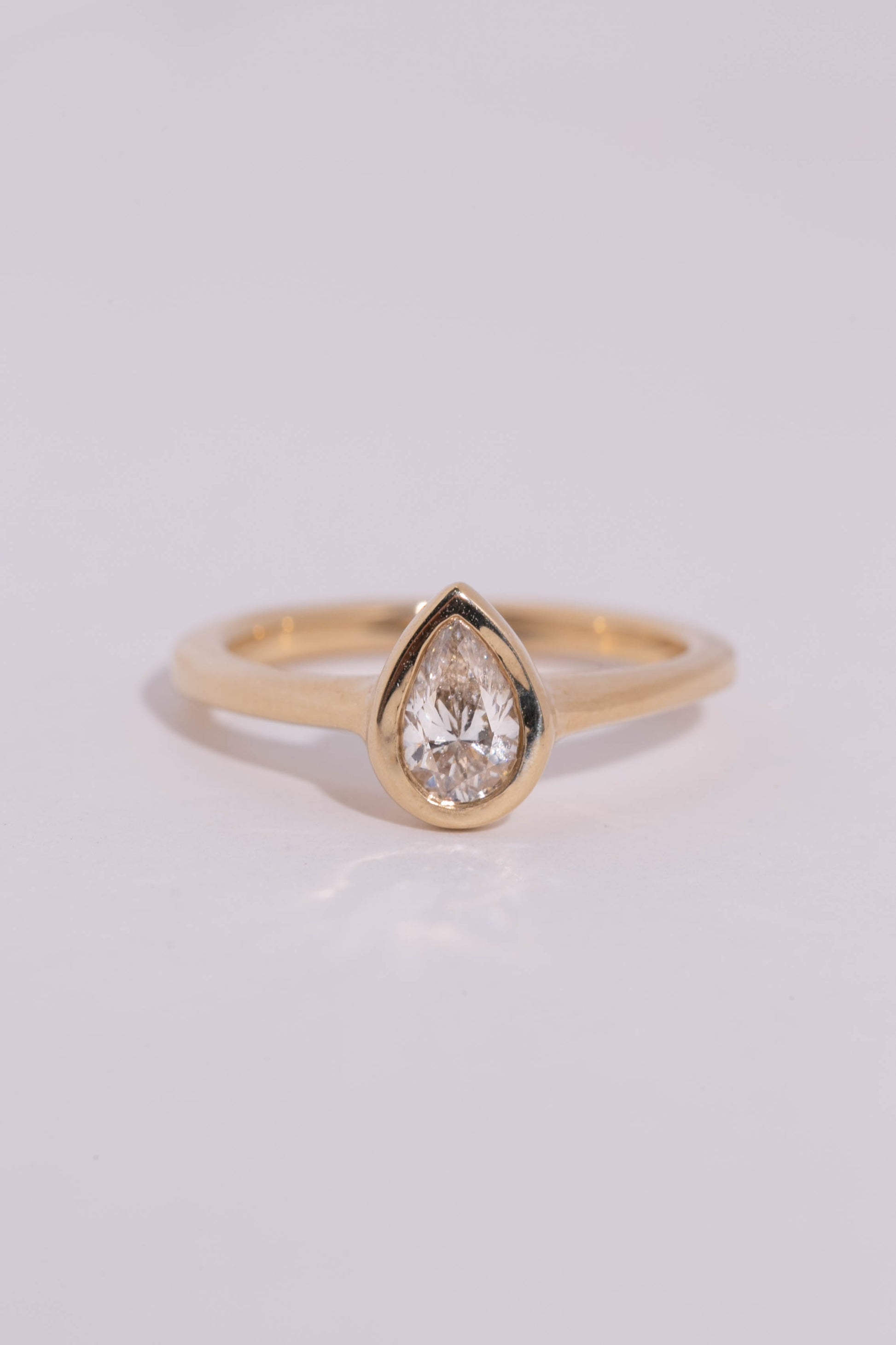 Pear Diamond Solitaire