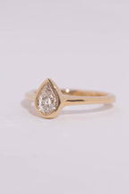 Pear Diamond Solitaire