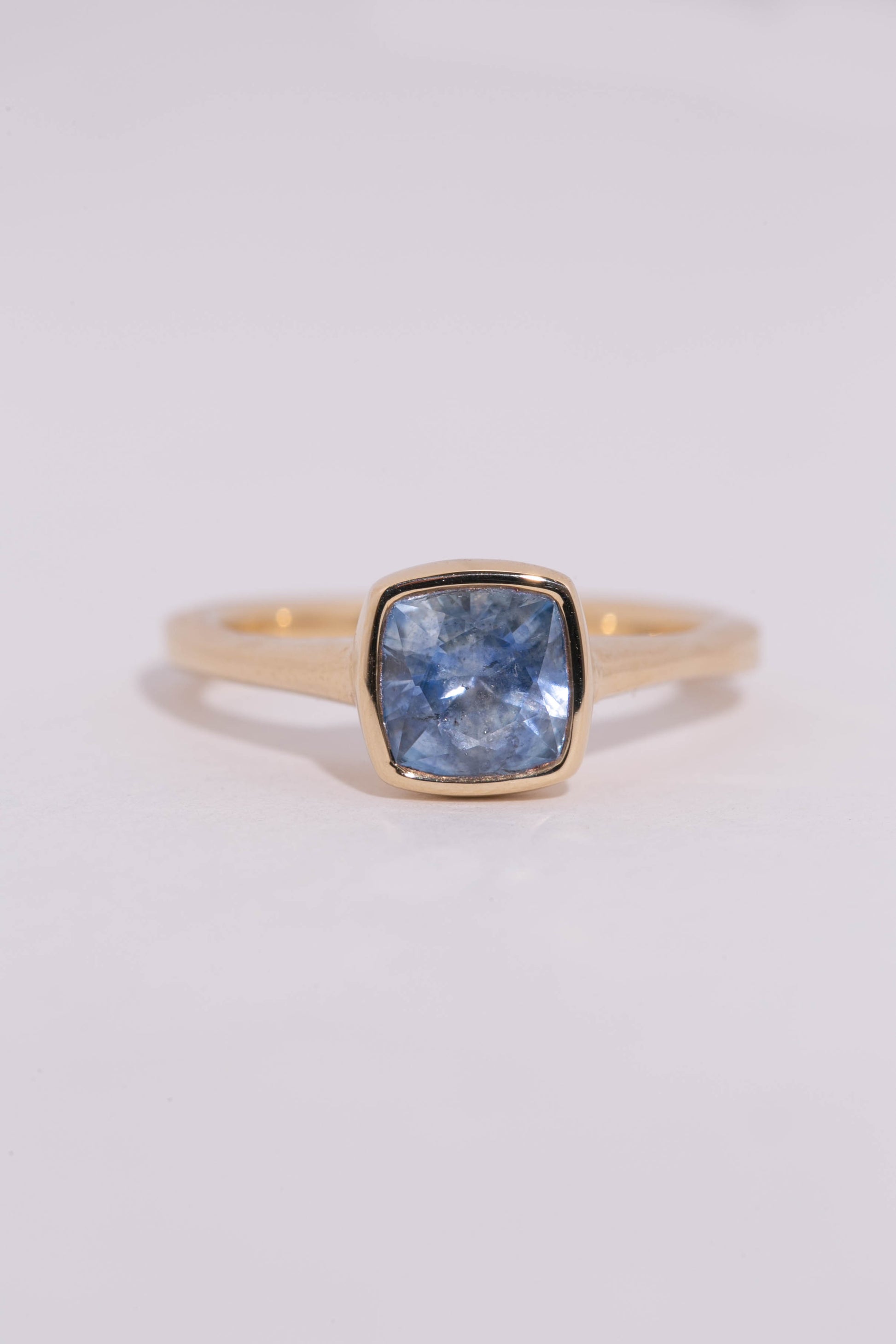 Cerulean Sapphire Solitaire