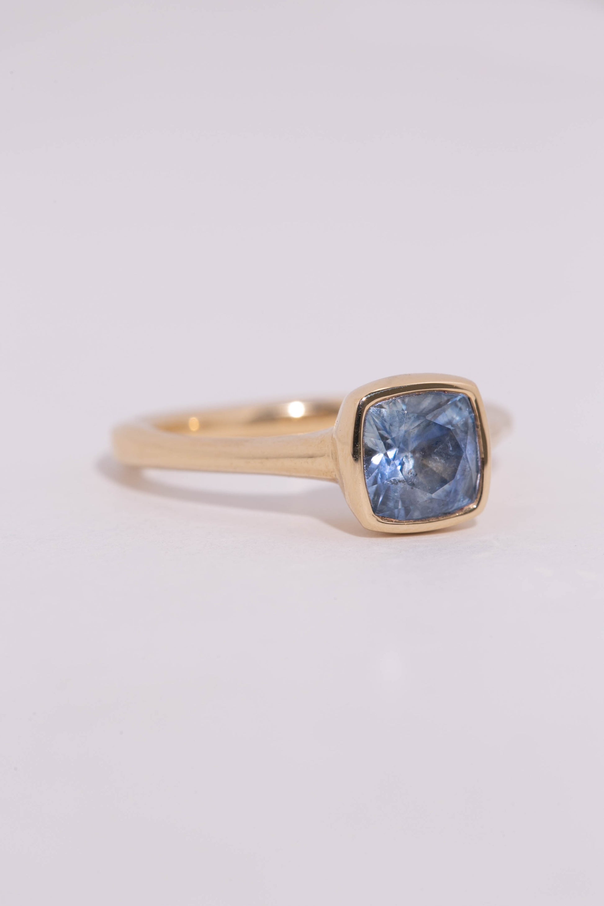 Cerulean Sapphire Solitaire