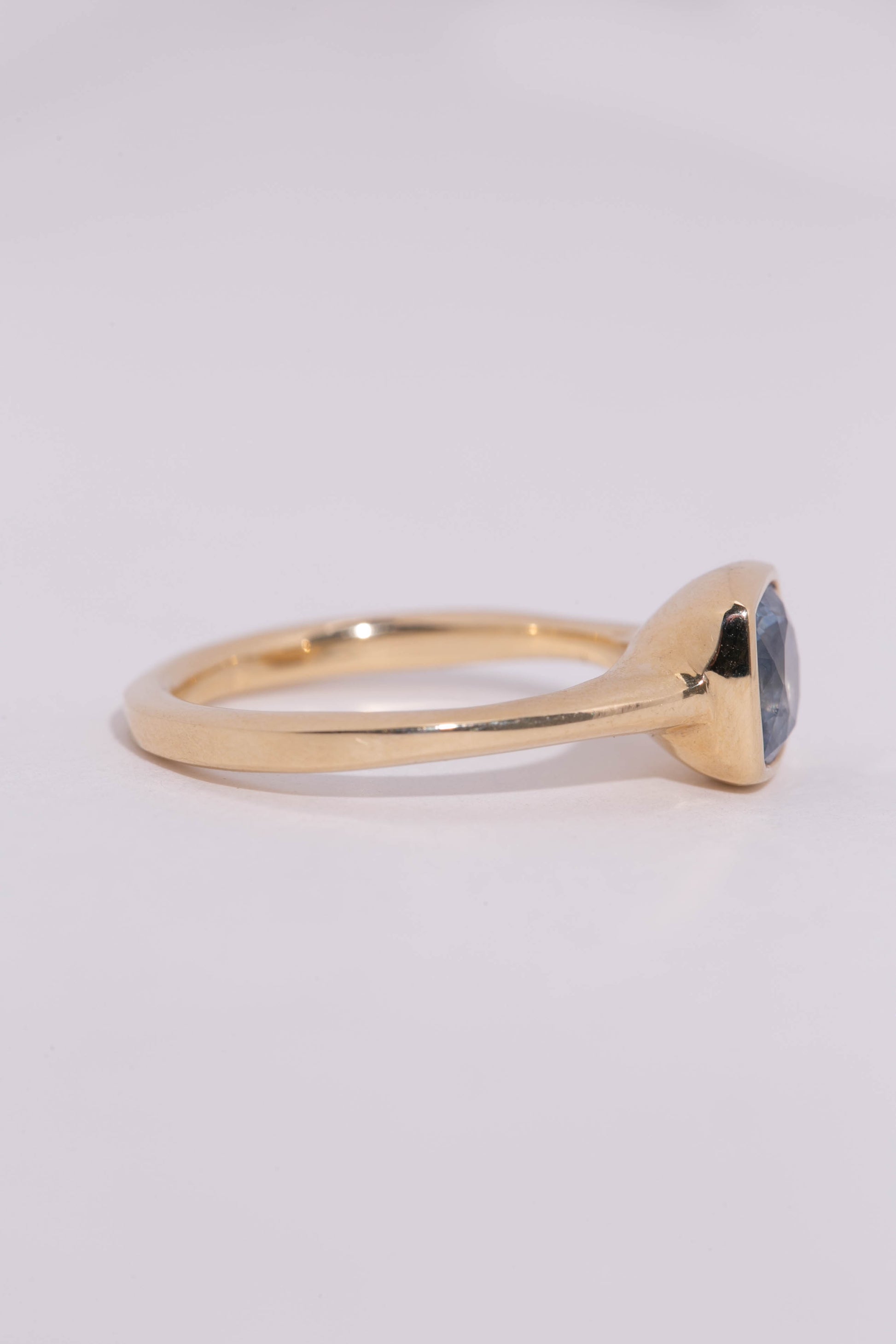 Cerulean Sapphire Solitaire