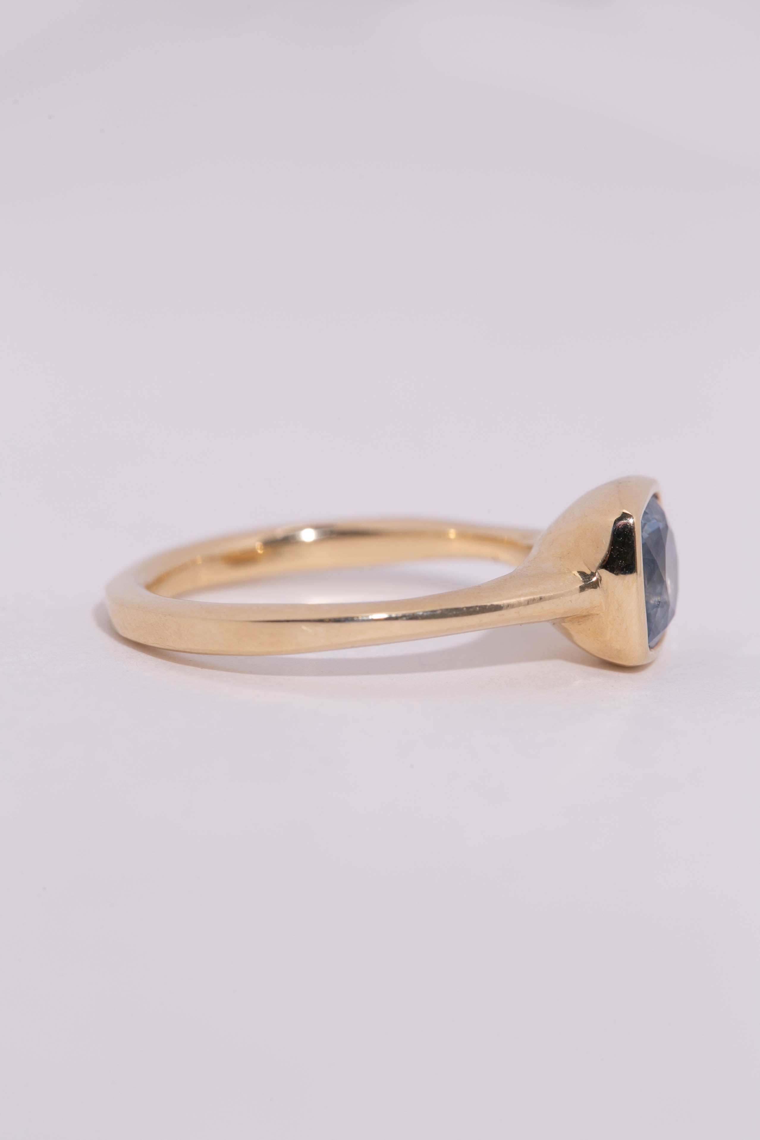 Cerulean Sapphire Solitaire