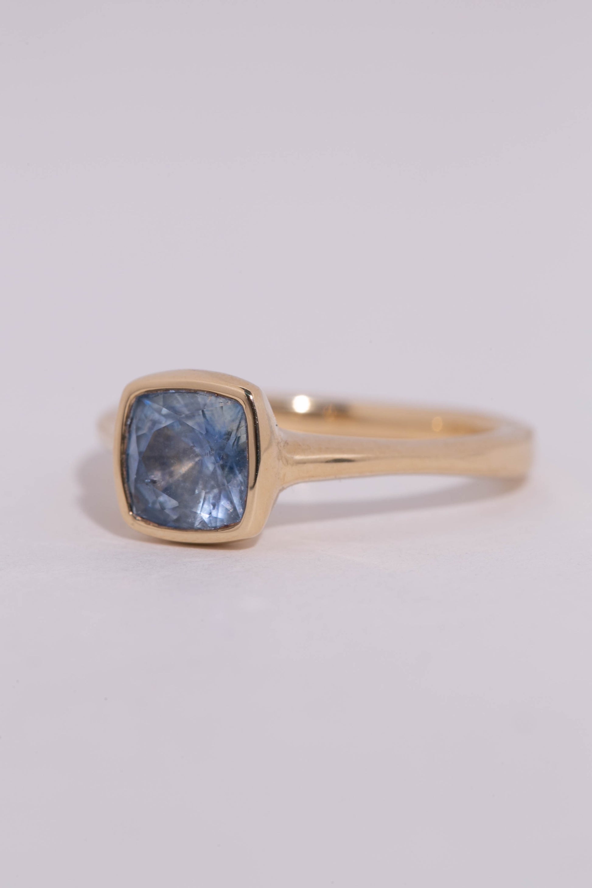Cerulean Sapphire Solitaire