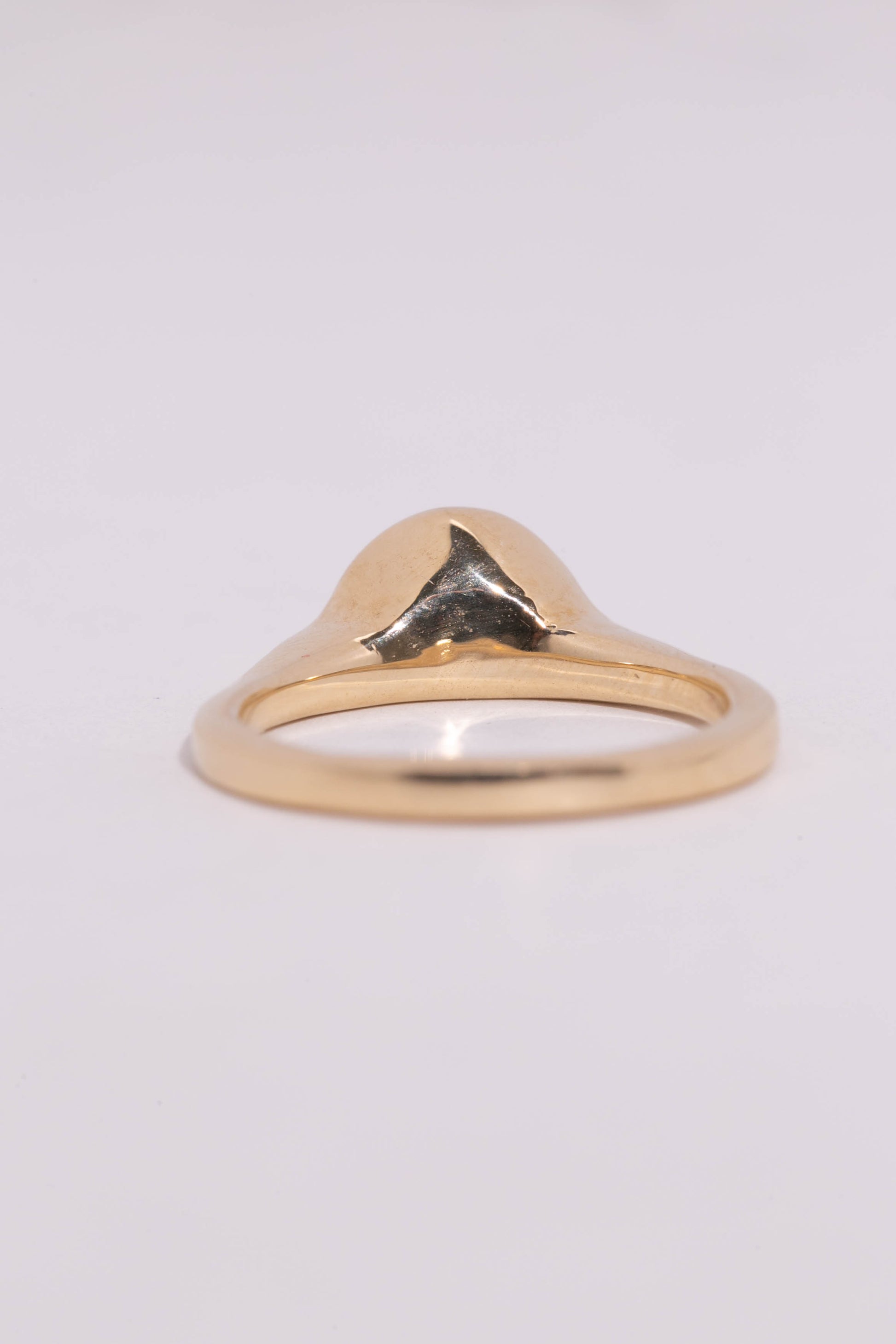 Halfmoon Sapphire Solitaire
