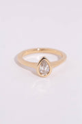 Pear Diamond Solitaire