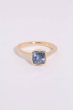Cerulean Sapphire Solitaire