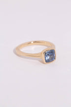 Cerulean Sapphire Solitaire