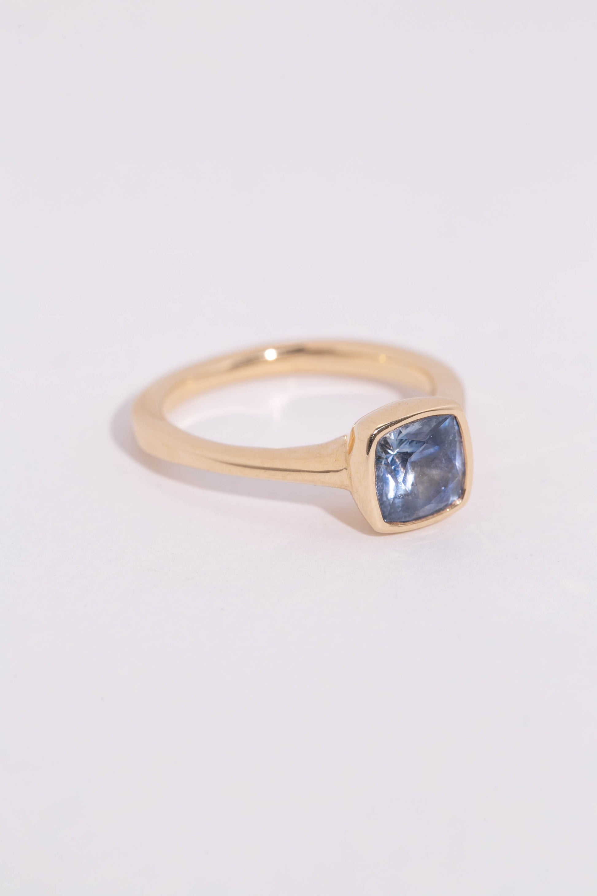 Cerulean Sapphire Solitaire