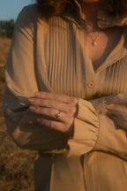 Pear Diamond Solitaire