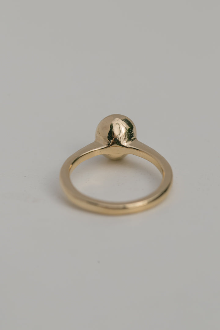 Teal Sapphire Solitaire